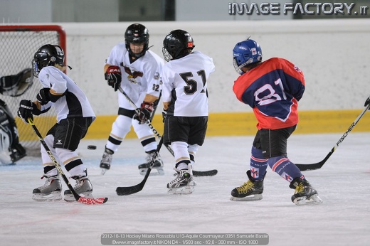 2012-10-13 Hockey Milano Rossoblu U12-Aquile Courmayeur 0351 Samuele Basile